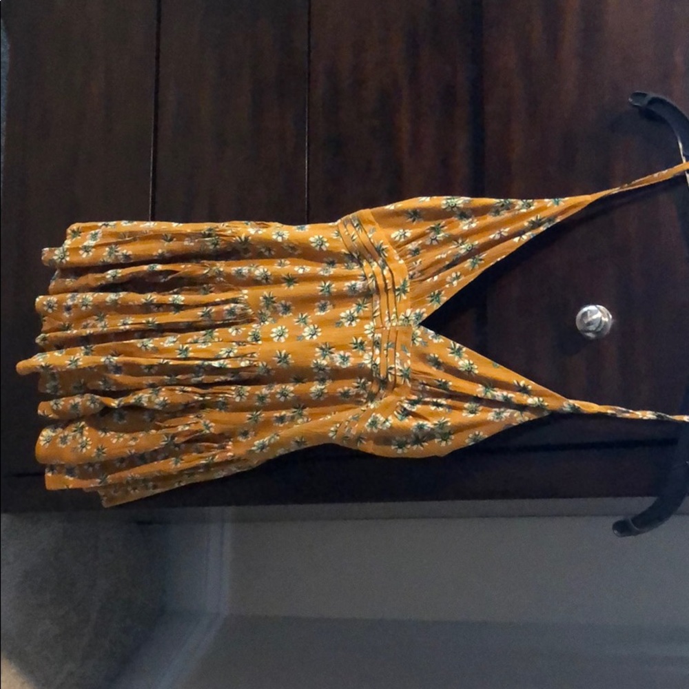 Yellow Floral Romper